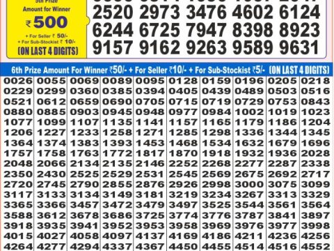 Today Lottery Sambad