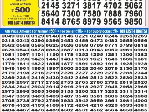 Today Lottery Sambad