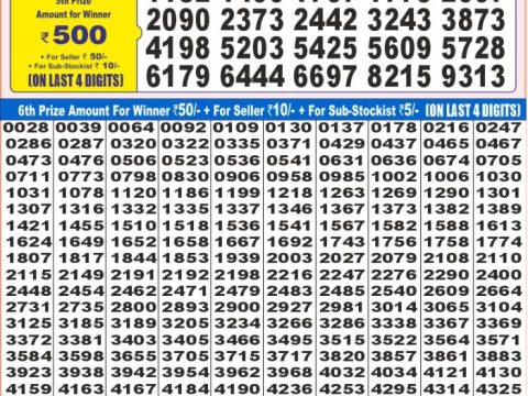 Today Lottery Sambad