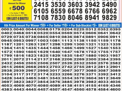 Today Lottery Sambad