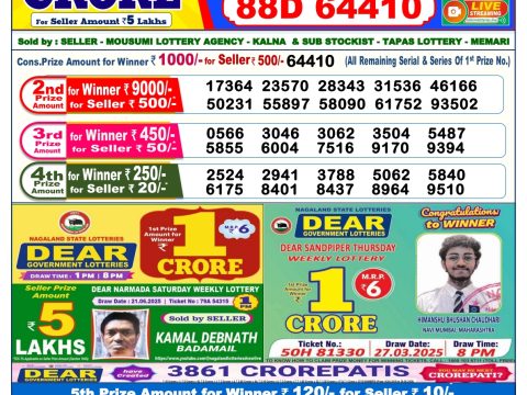 Today Lottery Sambad