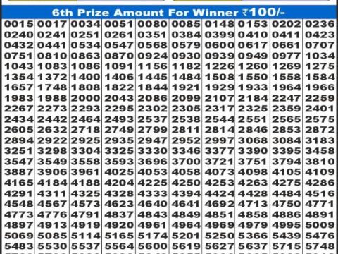 Today Lottery Sambad