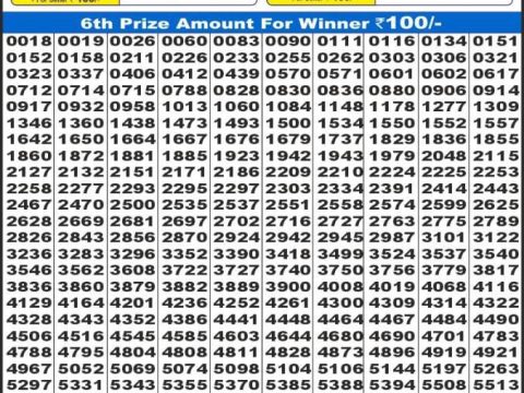 Today Lottery Sambad