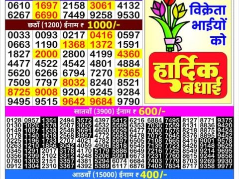 Today Lottery Sambad