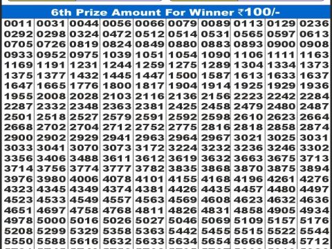 Today Lottery Sambad