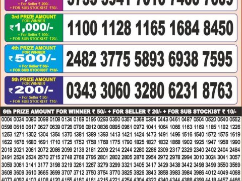 Today Lottery Sambad