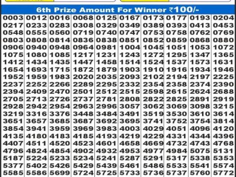 Today Lottery Sambad