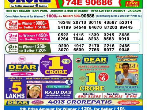 Today Lottery Sambad