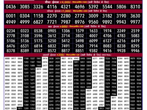 Today Lottery Sambad