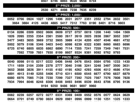 Today Lottery Sambad