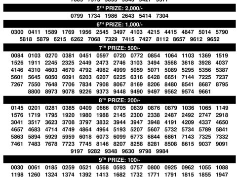 Today Lottery Sambad