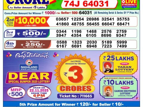 Today Lottery Sambad