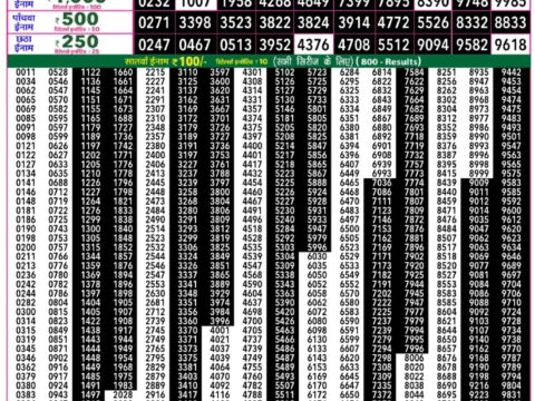 Today Lottery Sambad