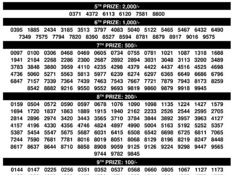 Today Lottery Sambad