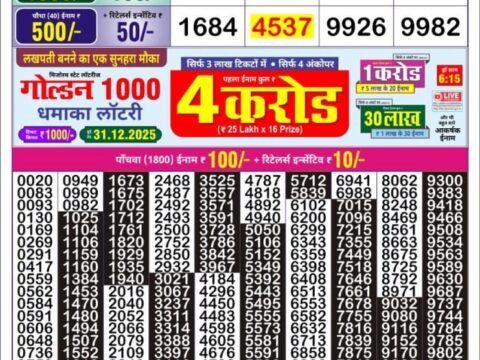 Today Lottery Sambad