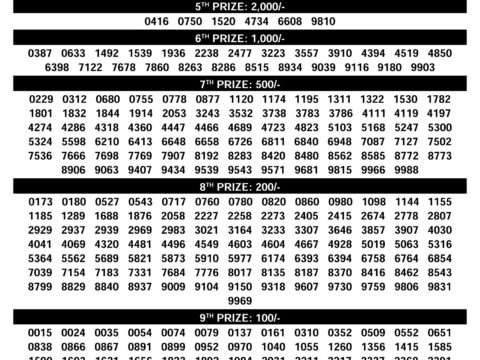 Today Lottery Sambad