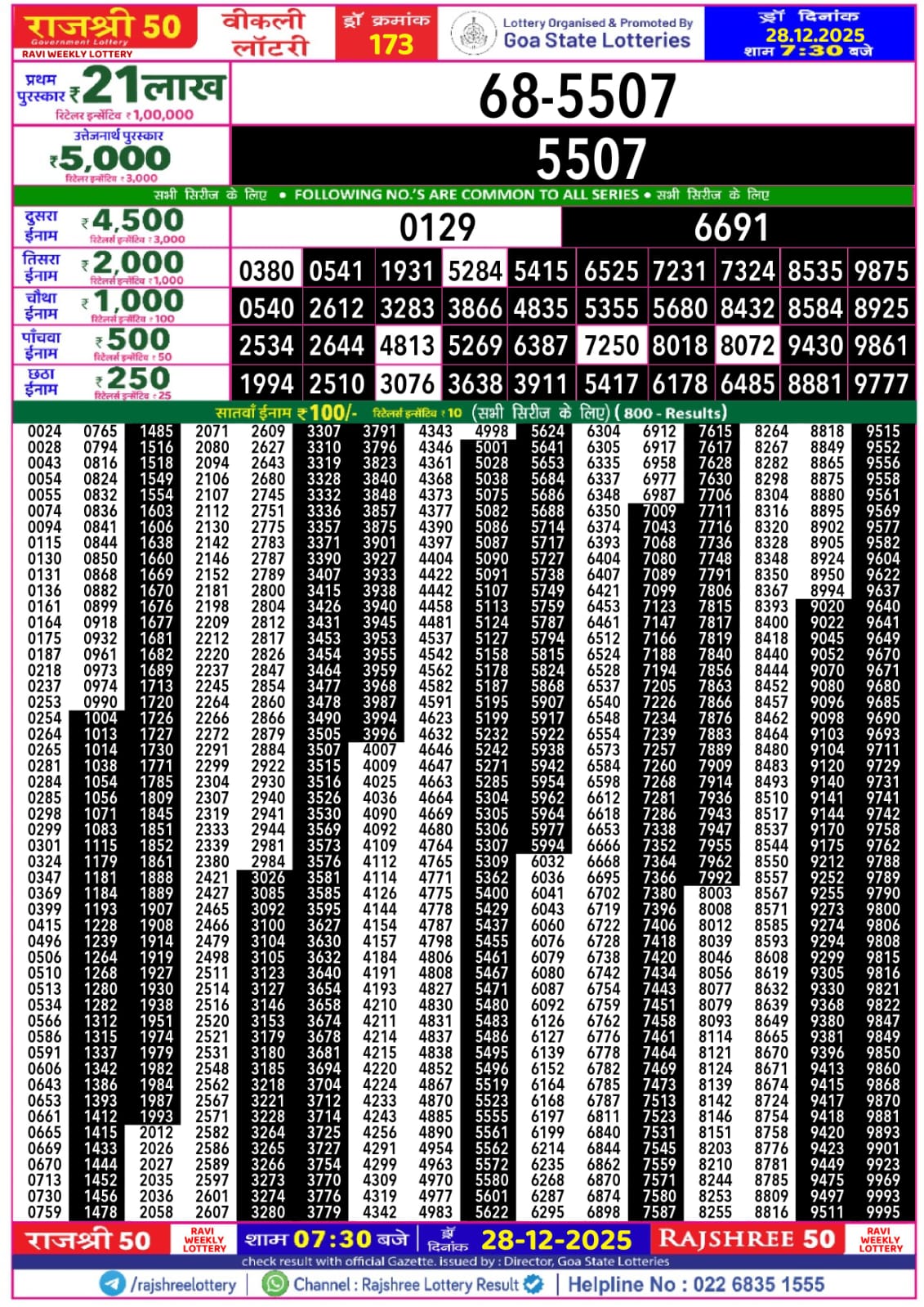 Today Lottery Sambad