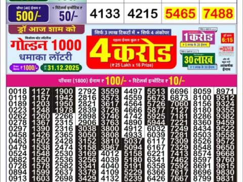Today Lottery Sambad