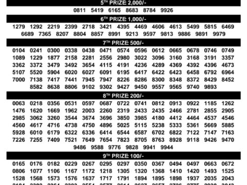 Today Lottery Sambad