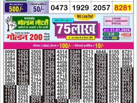 Today Lottery Sambad