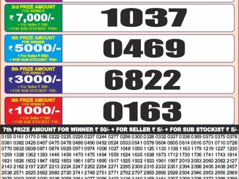Today Lottery Sambad