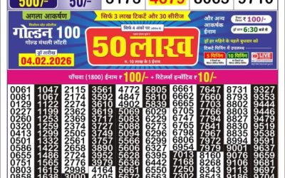 Lottery Sambad Today Golden Star Lottery Result Today 9PM 31.01.2026