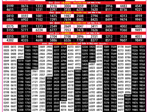 Today Lottery Sambad