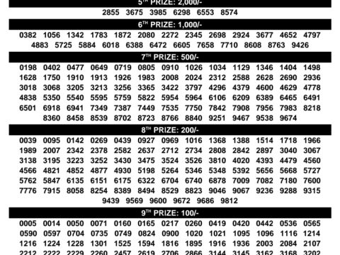 Today Lottery Sambad