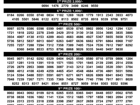 Today Lottery Sambad