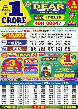 Today Lottery Sambad