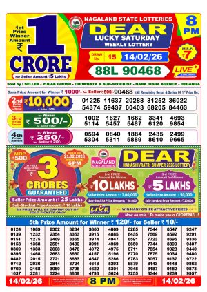 Today Lottery Sambad