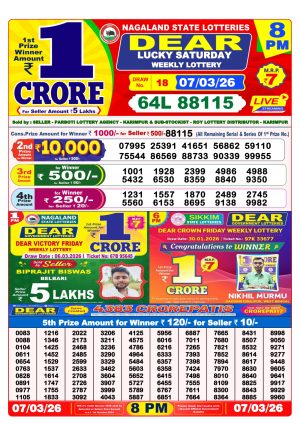 Today Lottery Sambad