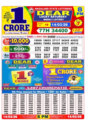 Today Lottery Sambad