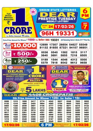 Today Lottery Sambad