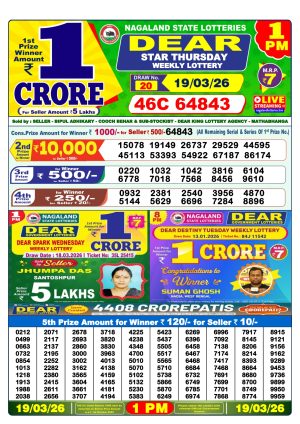 Today Lottery Sambad