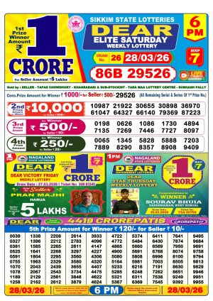 Today Lottery Sambad