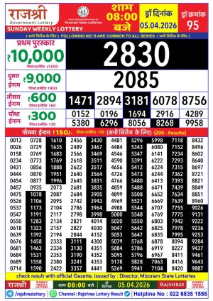 Today Lottery Sambad