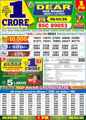 Today Lottery Sambad