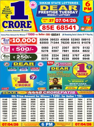 Today Lottery Sambad
