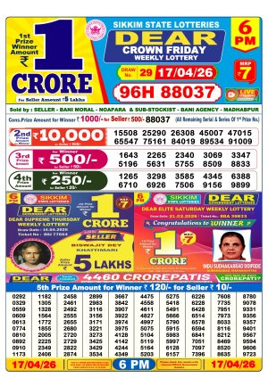 Today Lottery Sambad