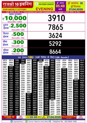 Today Lottery Sambad