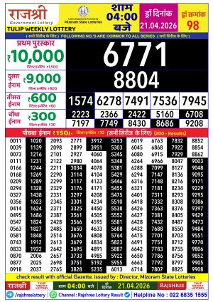 Today Lottery Sambad