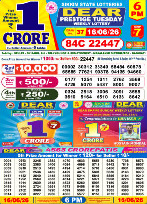 Today Lottery Sambad