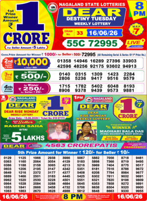 Today Lottery Sambad