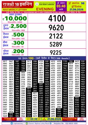 Today Lottery Sambad