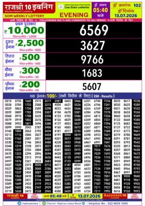 Today Lottery Sambad
