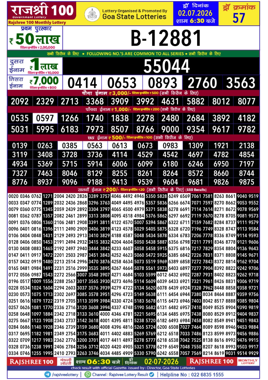 Today Lottery Sambad