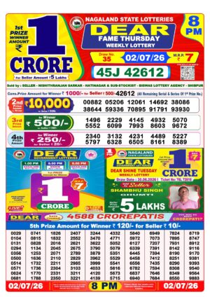Today Lottery Sambad