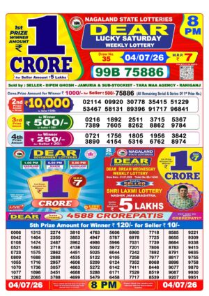 Today Lottery Sambad