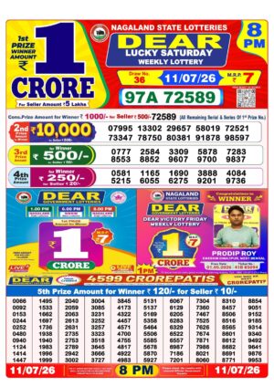 Today Lottery Sambad